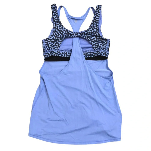 Lululemon All Sport Support Tank Lullaby / Ace Spot Lullaby Black | 6 - Picture 6 of 7